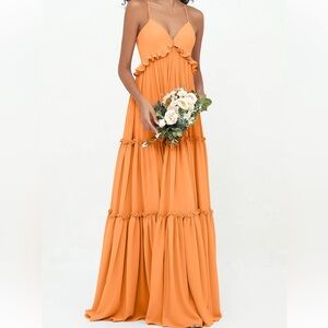 Tangerine Maxi Dress